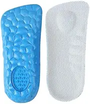 [Generic] Height Increase Insole Heel Lift Insert Invisible Half Increased Heel Cushion Shoe Lifts for Women Men (Blue, 7 * 17cm)