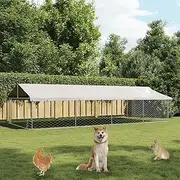Outdoor Dog Kennel with Roof Large Pet House 600x300x150 cm Weatherproof Secure