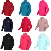 Regatta Kids Childrens Hot Shot II Lightweight 1/2 Zip Outdoor Fleece Pullover Navy 3-4Y
