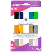 Sculpey Premo Accents Modelling Clay 12 Pack