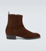 [John Lobb] John Lobb Freddi suede ankle boots AU 9 brown