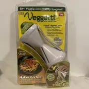New VEGGETTI Spiral Vegetable Cutter Slicer Veggie Pastas Salads As Seen On TV