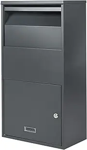 Large Package All Weather Drop Box, Outdoor Metal Package Drop Box, Flexible Placement, Safe And Anti-Theft, Durable, Suitable for Home And Business Security Use