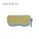 Grech&Co.矽膠眼鏡盒/ 格紋藍