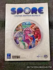 Spore Limited Edition Bundle Official Hardcover Game Guide Book PC 2008 (C5B4)