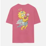 BOO 中性大廓形印花圖案 ANGEL MAGGIE THE SIMPSONS S-5XL T 恤