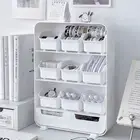 11-grid Drawer Type Stationery Storage Box Cosmetics Organizing Box Jewelry