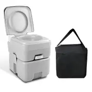 20L Portable Outdoor Camping Toilet Camp Camper Seat Porta Potty with Carry Bag