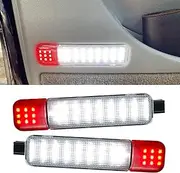 Led Doors Light Courtesy Lights Compatible with Chevy Silverado GMC C/K,Sierra 1500 2500 3500, Suburban, Avalanche, Hum-mer H2 Yukon Car Interior Doors Panel Lighting