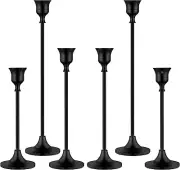 Candlestick Holders,Taper Metal Candle Holder for Candlesticks Black Candelabra