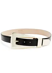Khaite Lucca Leather Belt - Black 34