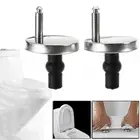1Pair Quality Toilet Seat WC Fittings Hinges Kit Top fix Quick Release Bathroom