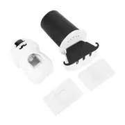 Wall Mounted Toothpaste Dispenser Automatic Squeezer Toothbrush Holder Home Bathroom