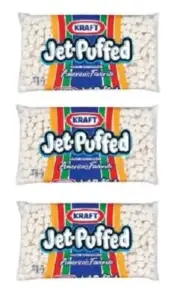 Kraft Jet Puffed Miniature Marshmallows 3 Bag Pack
