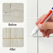 12-Color Grout Pen Tile Paint Marker: Waterproof Tile Grout Colorant & Sealer