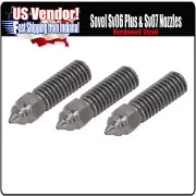 Hardened Steel Nozzles For Sovol Sv06 Hotend Nozzle, Sovol SV07 Extruder Nozzle