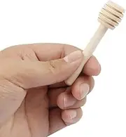 100 Pieces of Wooden Honey Spoon Stick Mini Honey Spoon Stick Honey stir Stick Coffee jam Wedding Party Gift