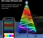 Smart LED lights 7FT Christmas Cone Tree with Star Christmas Tree APP DIY Music