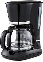 GEEPAS 1.5L Filter Coffee Machine | 800W Coffee Maker for Instant Coffee, Espresso, Macchiato & More | Boil-Dry Protection, Anti-Drip Function, Automatic Turn-Off Feature (Standard) â€“
