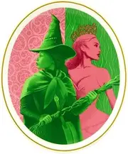 Maxwell & Williams Wicked Magical Trinket Dish in Forever Gift Box, 11.5 cm, Green/Pink