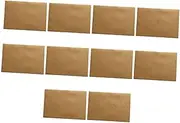 NAMOARLY 10Pcs Vintage Paper Envelope File Bag Creative Project Pocket with Rope Buckle Closure Storage for Letters Documents and Postcards Retro Style Document Organizer