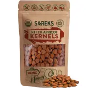 Bitter Apricot Kernels Organic Raw (10oz),%100 Organic Certified Seeds,