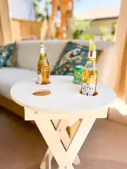 Broski - Foldable Wood Outdoor Picnic Beer Drink Patio Portable Table