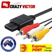 AV Audio Video TV RCA Cable Cord for Nintendo 64 NGC SFC SNES GameCube
