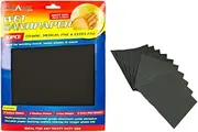 10x Wet Sandpaper Sanding Paper Abrasive Sheet 80 to 400 Grit Waterproof Mixed