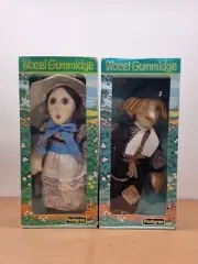 Vintage Worzel Gummidge And Aunt Sally Pedigree Dolls New Old Stock