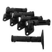 5 Pack of 2kg Speaker Brackets Wall / Ceiling Mounts Black