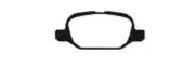 EBC Redstuff Brake Pad Set Rear for 2011 + Fiat 500 1.4L DP31880C (for: Fiat)
