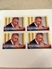 2016 Decision 2016 Campaign Moments #97 President Barack Obama "4-card lot"