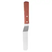 Painting Knives 6"x1.06" Round Head Curved Palette Scraper with Wood Handle
