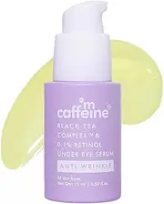 mCaffeine Black Tea Complex™ Under Eye Serum with 0.1% Retinol & Peptide for Dark Circles & Puffiness Treats Dark Circles for Women and Men | Fights Signs Of Aging