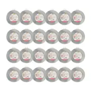 24PK Topchef Round Cake Board/Base Home Baking Pastry Accessory Grey 25cm