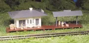 BACHMANN PLASTICVILLE #45173 HO SCALE SNAP TOGETHER SUBURBAN STATION