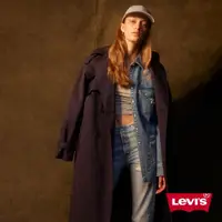 在飛比找momo購物網優惠-【LEVIS 官方旗艦】女款 歐式長版軍裝風衣外套 / 腰間