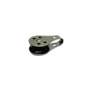 Marine Boat T304 Stainless Steel 1/4" Pulley Block Wire Rope Hoist Lift Puller