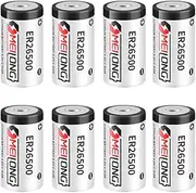 YICUAA (8-Pack) ER26500 3.6V 9000mAh C Size Non-Rechargeable Lithium Battery