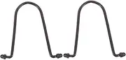 Rain Chain Hooks 2 Pack Gutter Adapter Hooks Sturdy Metal Construction for Easy Hanging