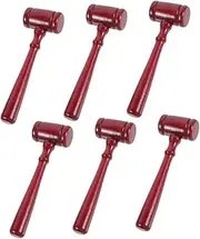 UTHCLO Mini Judge Gavel Toy Set Wooden Judges Gavel for Boys and Girls Versatile Props for Halloween School Plays and Business Meetings