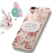 Bakeey?&bdquo;? 3D Relief Frosted Printing Fresh Flower Silicone Soft TPU Case for iPhone 7Plus 5.5 Inch 1153 01