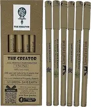 The CREATOR - PLANTABLE Pens One pen reduces 6g of plastic added to the environment Eco Friendly Go Green - Save Earth Give a gift that speaks to the Heart, Pack of (6), WILDLIFE Theme