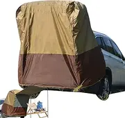 Car Awning for Camping - Van Awning | UV-Protective Portable Tailgate Sunshade Quick-Setup for Rain RV Travel Overlanding Road