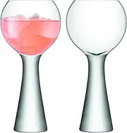 [LSA International] Moya Wine Balloon 550 ml Clear | Set of 2 | Mouthblown and Handmade Glass | MV22