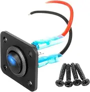 Mqetly Car Rocker Switch Panel Rocker Toggle Control Button Switch Panel on Off Switch Multifunction for Boat RV Auto Fittings, A