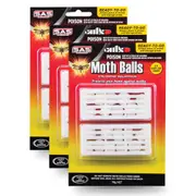 Ozoffer 6PCS Bedroom Mothballs Non-Toxic Cage 70G Moths Silverfish Office Storage