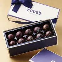 在飛比找momo購物網優惠-【Cona’s 妮娜巧克力】香醇酒心巧克力精裝禮盒(10隨機
