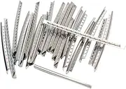 Abaodam Replacement Guitar Fret Wire 24pcs Metal Fret Wire 2.9mm for Electric Bass Guitar Fingerboard